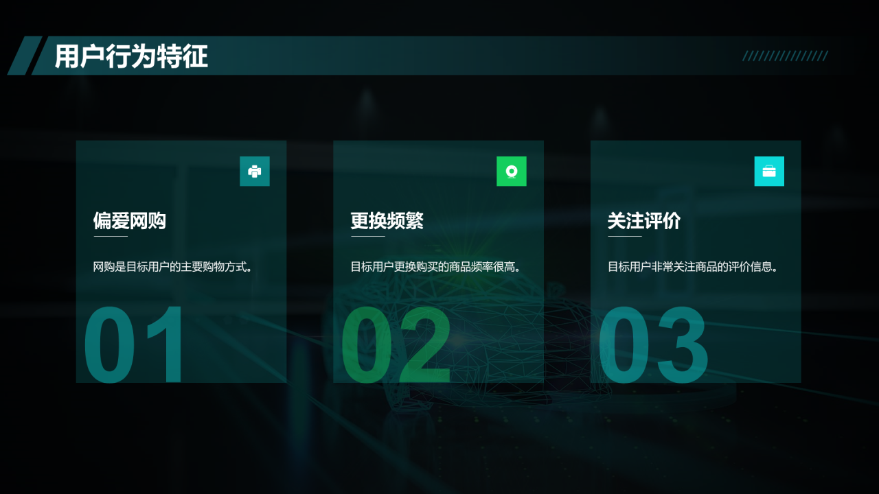 蓝色电商汽车科技推广计划PPT模板