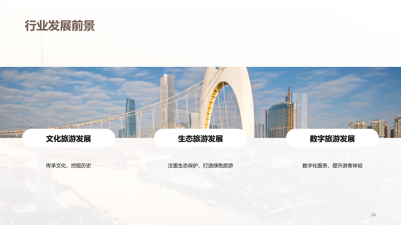 黄色现代广州旅游研究报告PPT模板