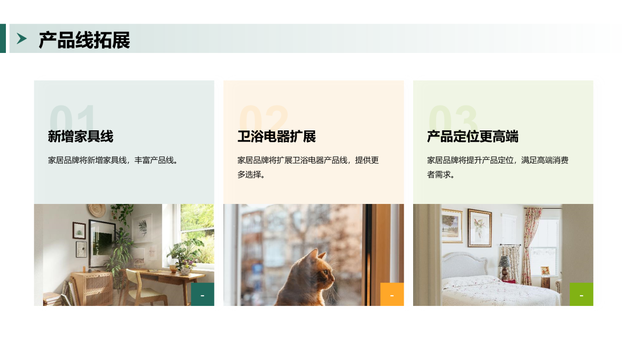 绿色商务家居品牌推广策略PPT模板