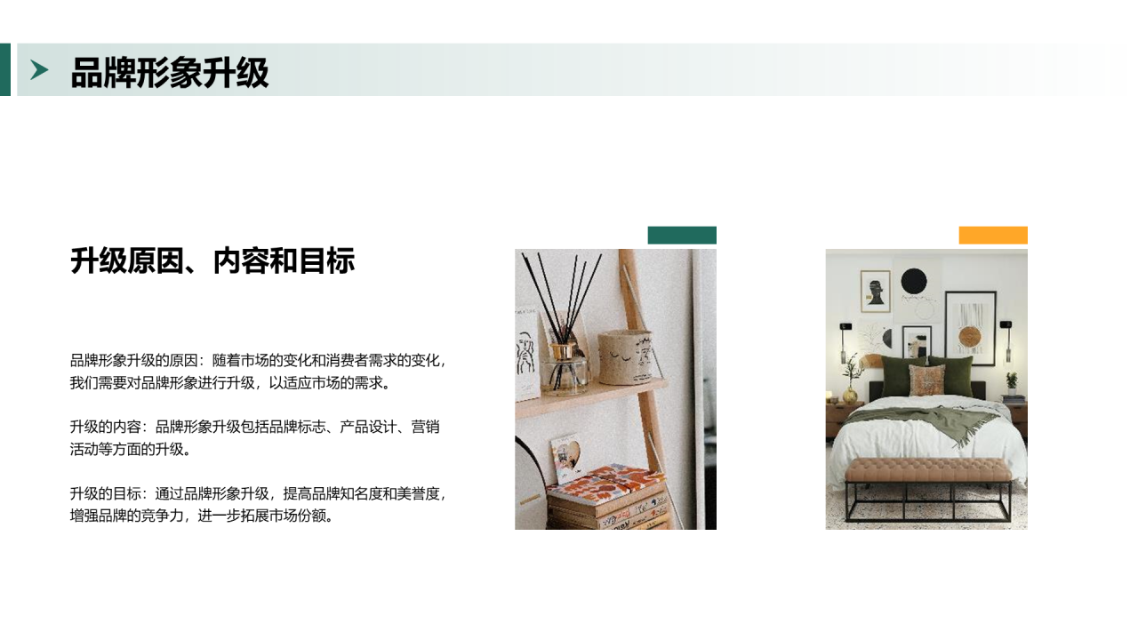 绿色商务家居品牌推广策略PPT模板