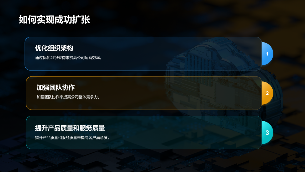 蓝色IT互联网商业计划书PPT模板