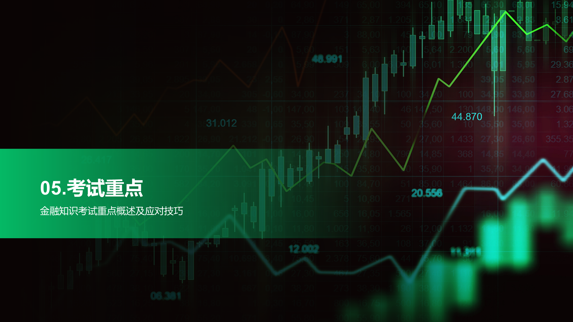 黑色科技金融知识技能培训PPT模板