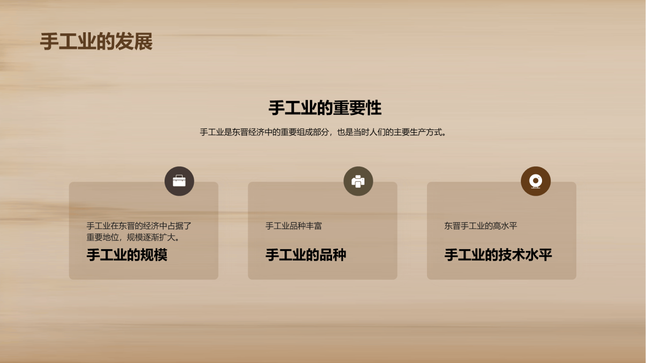 黄色古风教育培训东晋南北朝的开端PPT模板