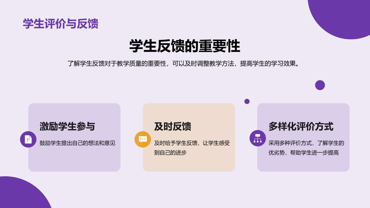 紫色现代商业教育培训研究报告PPT模板