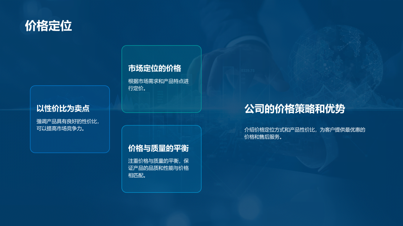 蓝色商务客户洽谈商业计划书PPT模板