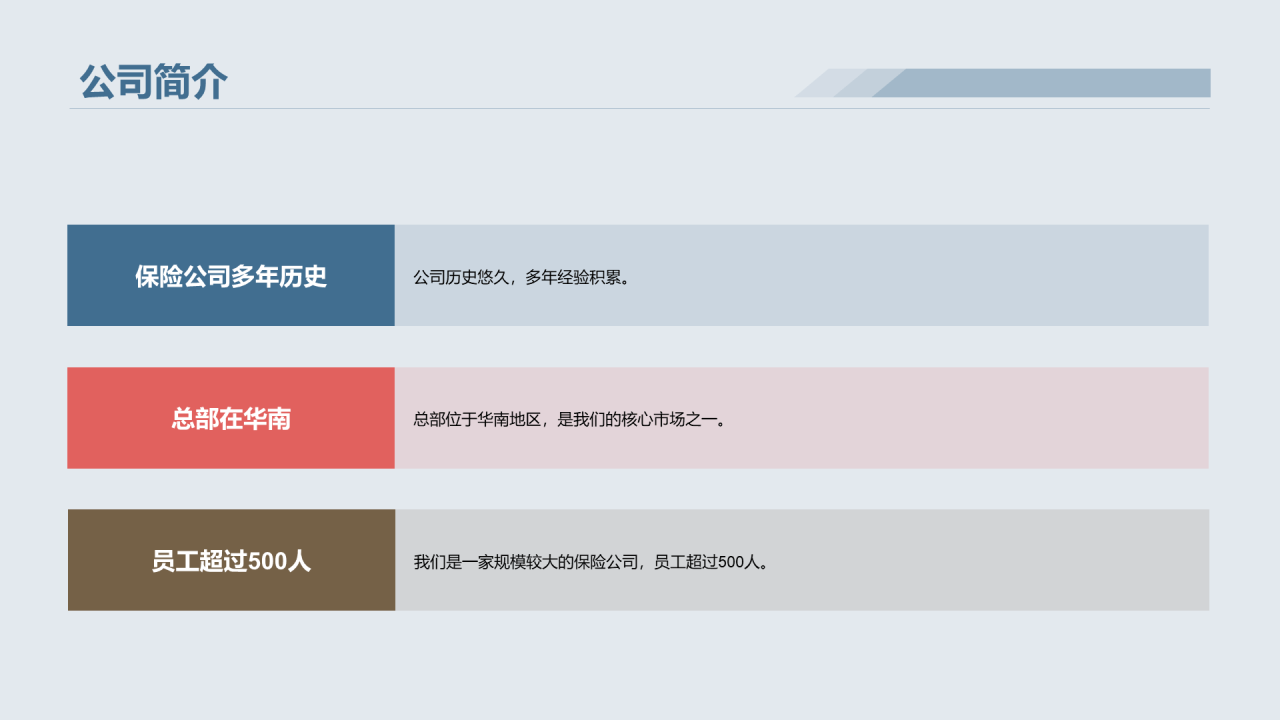 蓝色商务保险商业计划书PPT模板
