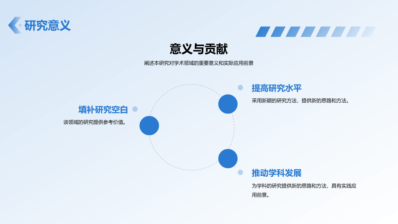 蓝色渐变西北工业大学本科学科答辩PPT模板