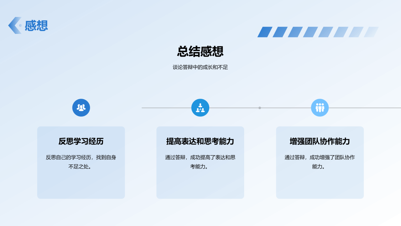 蓝色渐变西北工业大学本科学科答辩PPT模板