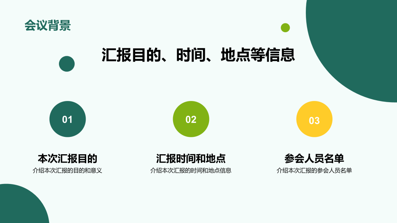 绿色商务现代互联网员工福利汇报总结PPT模板