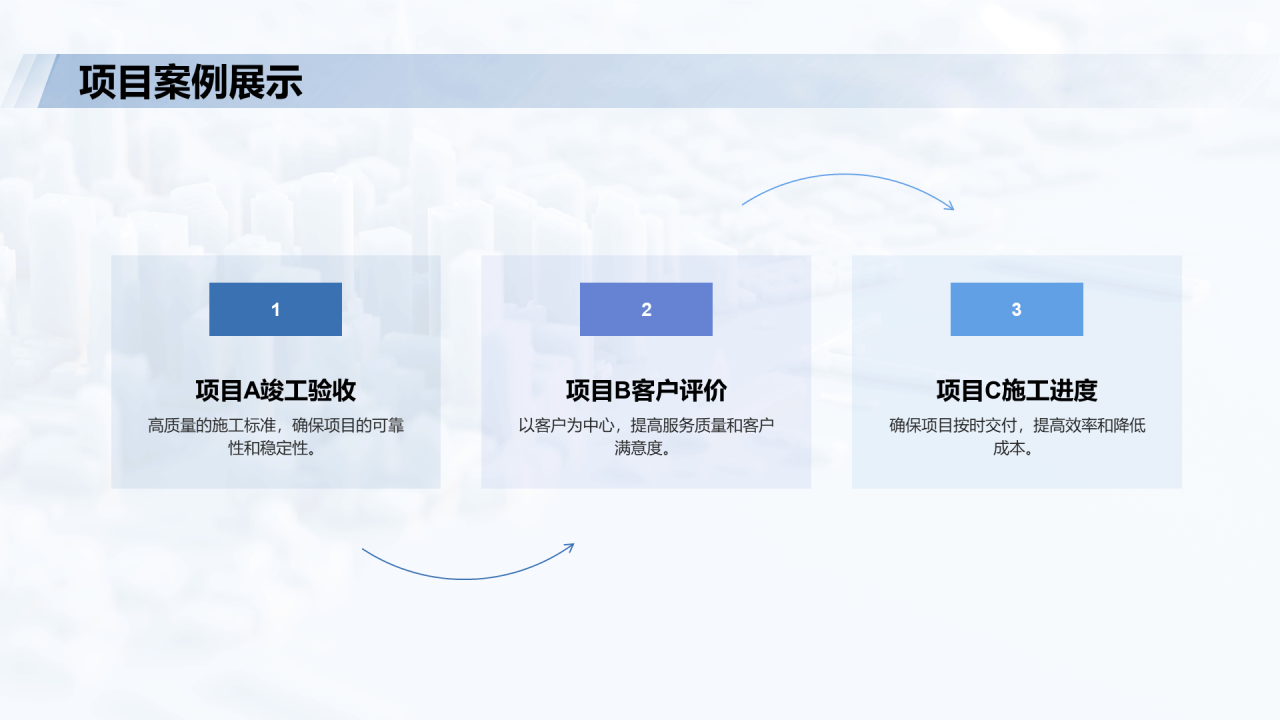 蓝色商务房地产商业计划书PPT模板