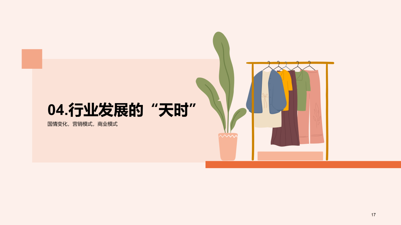 国货服装行业发展的”天时地利人和“研究报告PPT