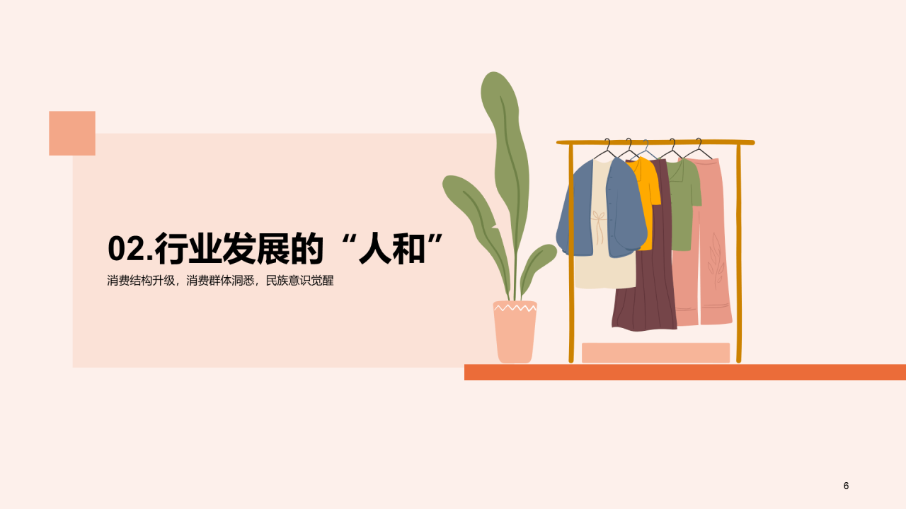 国货服装行业发展的”天时地利人和“研究报告PPT