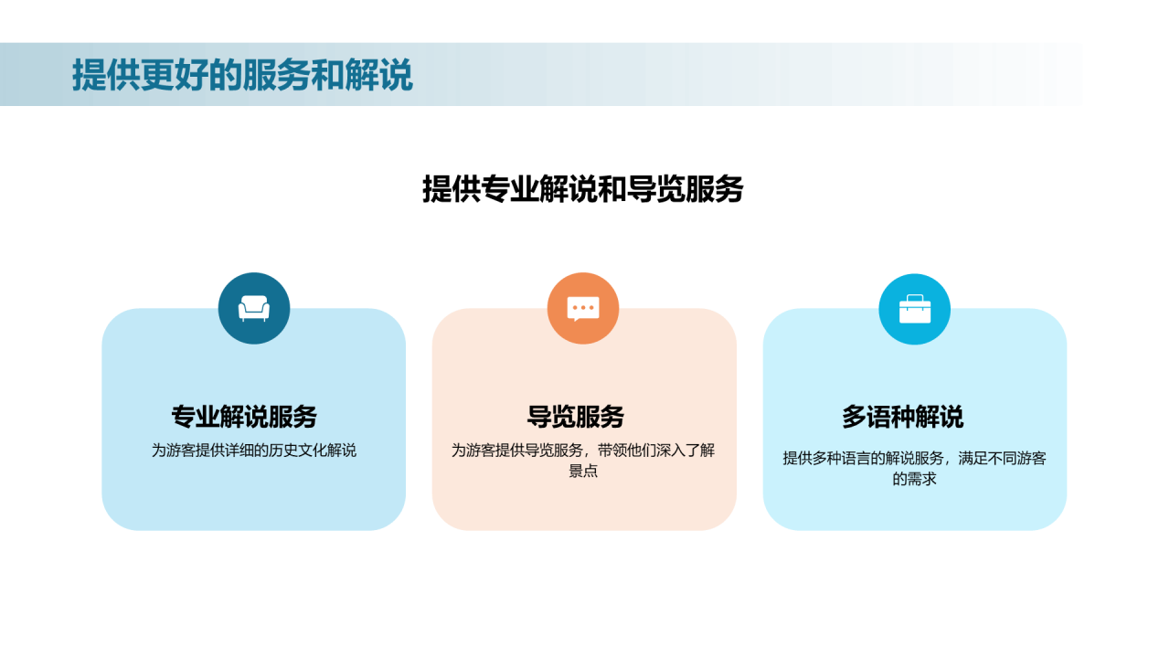 蓝色现代商务杭州天堂之旅PPT模板