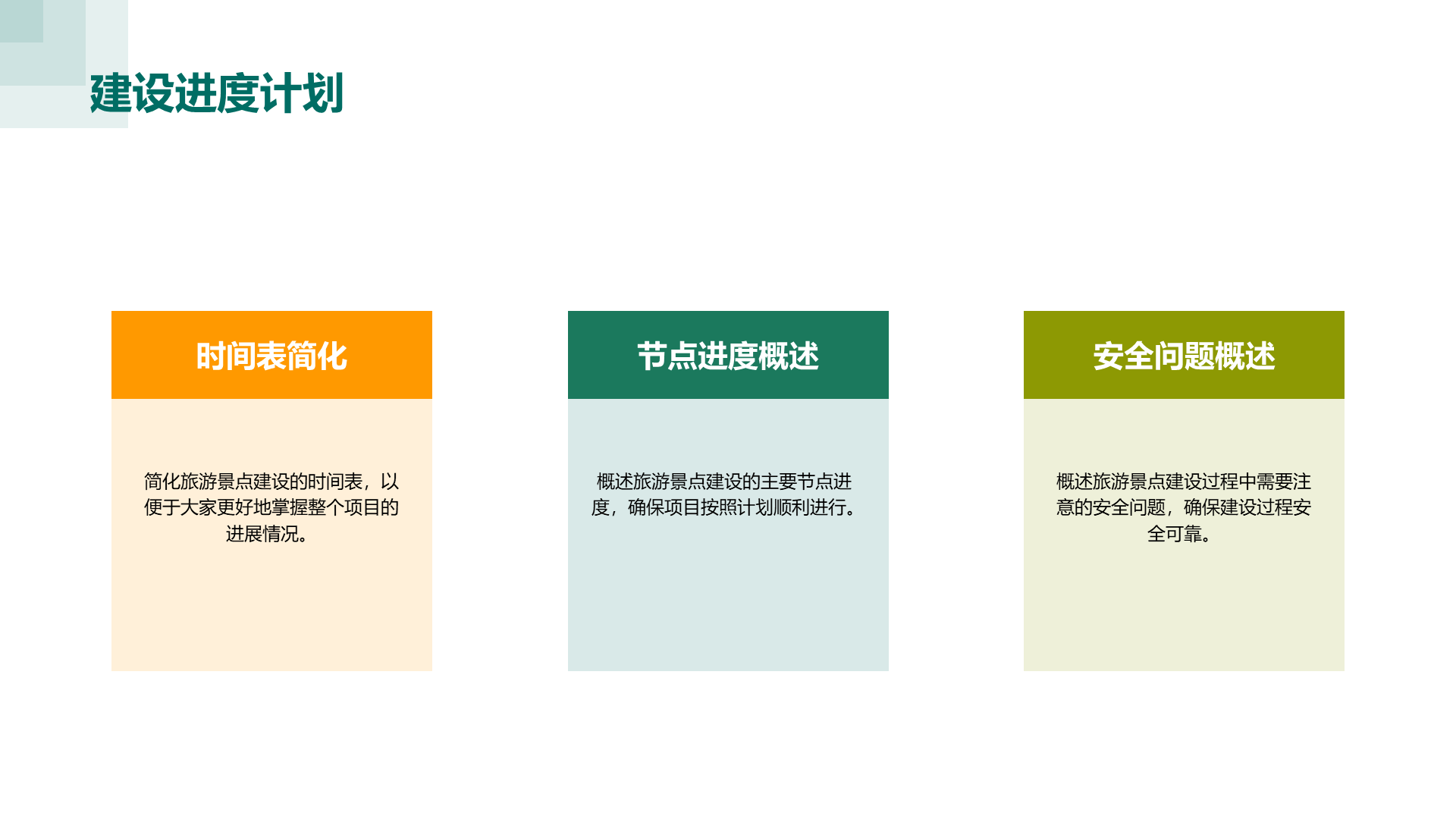 绿色旅游景点开发商业计划书PPT模板