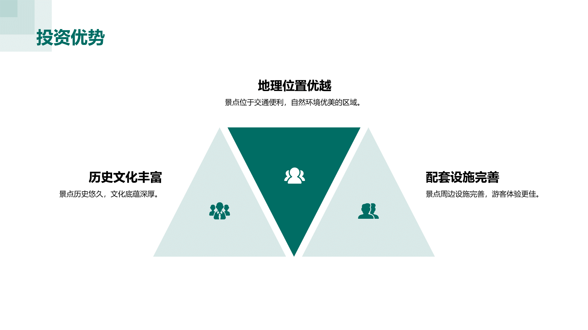 绿色旅游景点开发商业计划书PPT模板