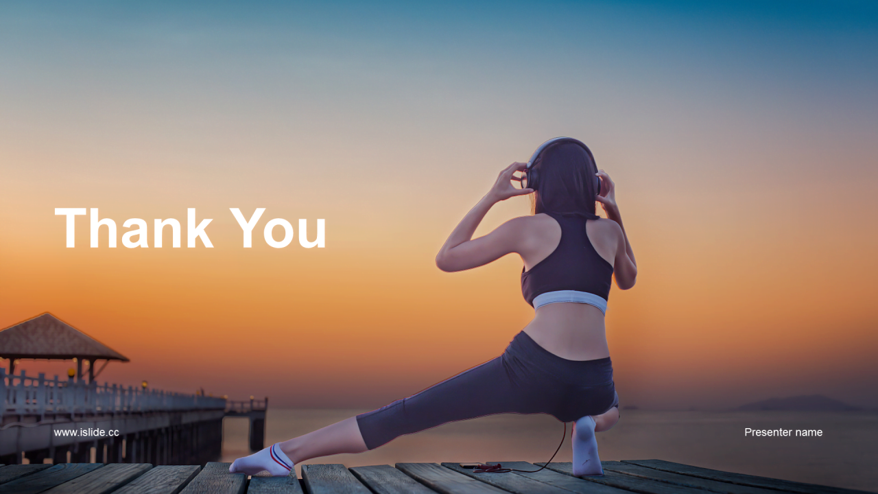 橙色现代商务户外运动安全体验PPT模板