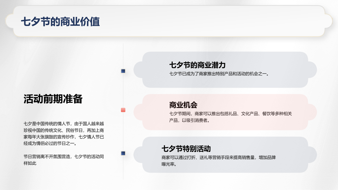 白色复古国风七夕文化科普PPT模板