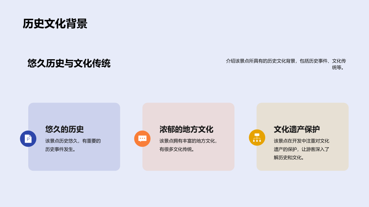 蓝色旅游景点开发商业计划书PPT模板