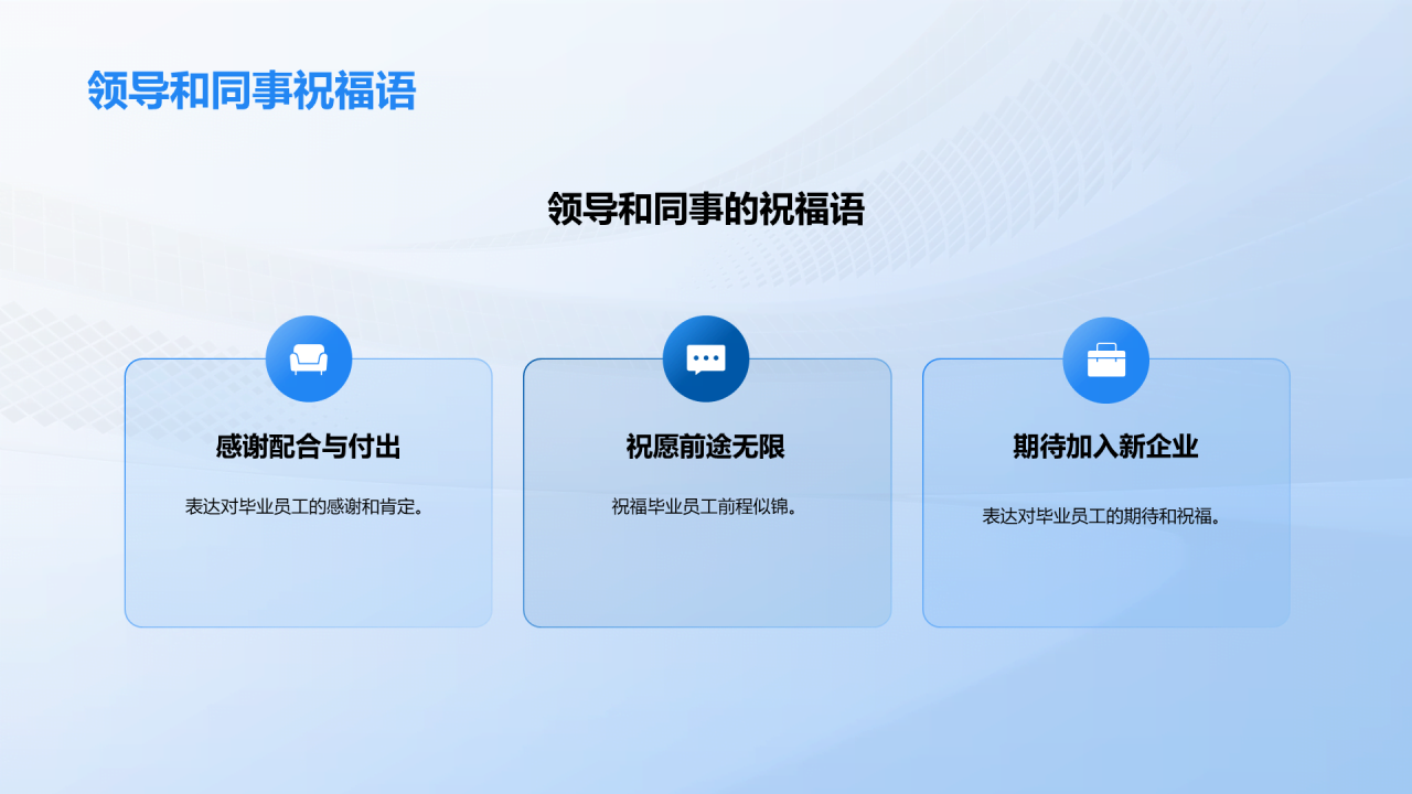 蓝色商务现代企业员工毕业相册PPT模板
