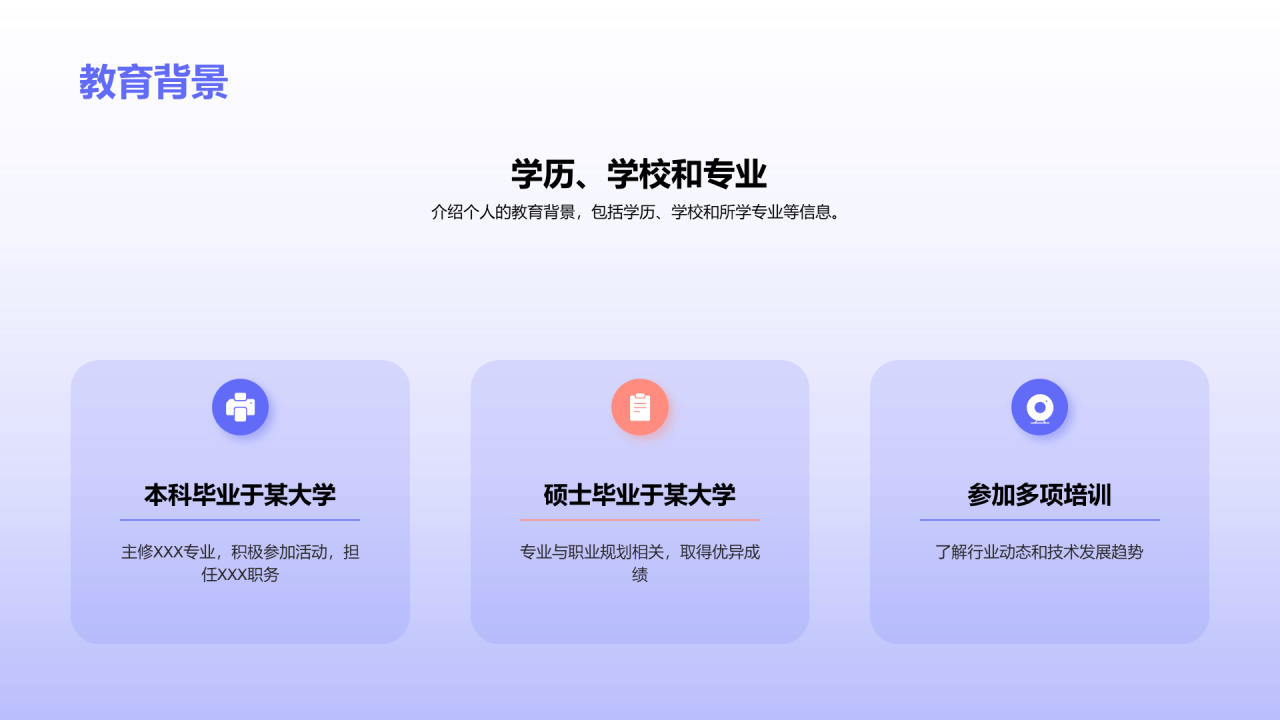 紫色创意网络运营经理岗位竞聘PPT模板
