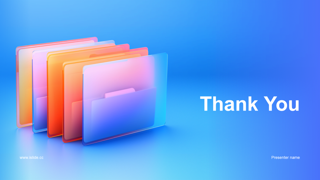 蓝色创意开放创新职业发展PPT模板