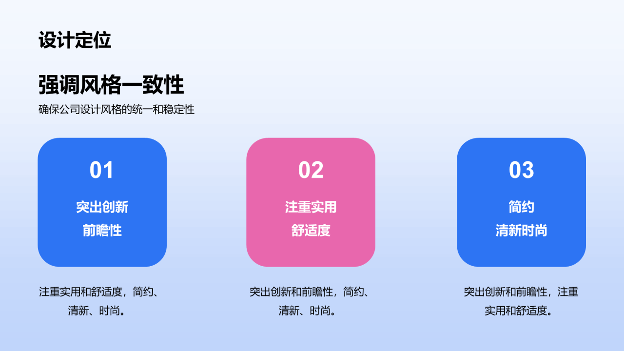 蓝色3D设计总监竞聘述职PPT模板