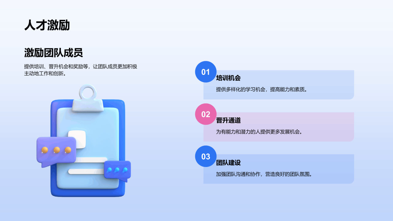 蓝色3D设计总监竞聘述职PPT模板