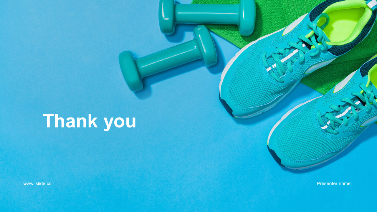 蓝色现代商务创新引领体育未来PPT主题