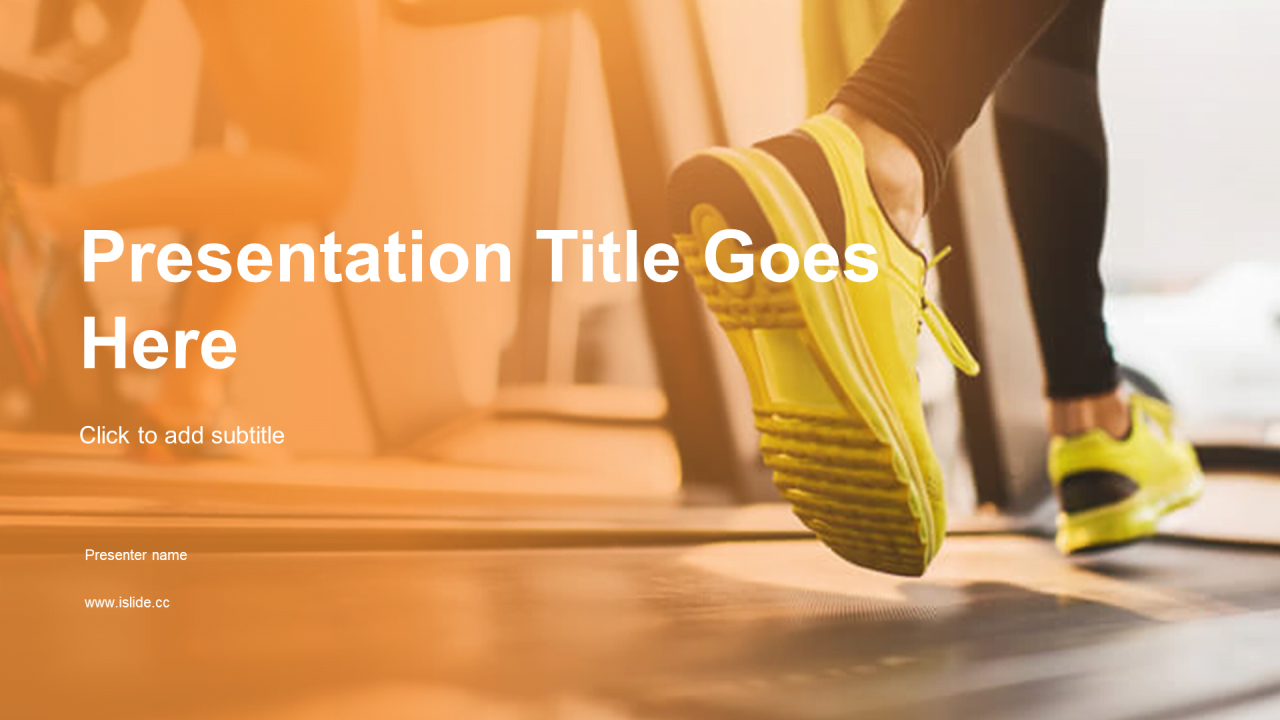 橙色现代商务运动狂欢策划PPT主题