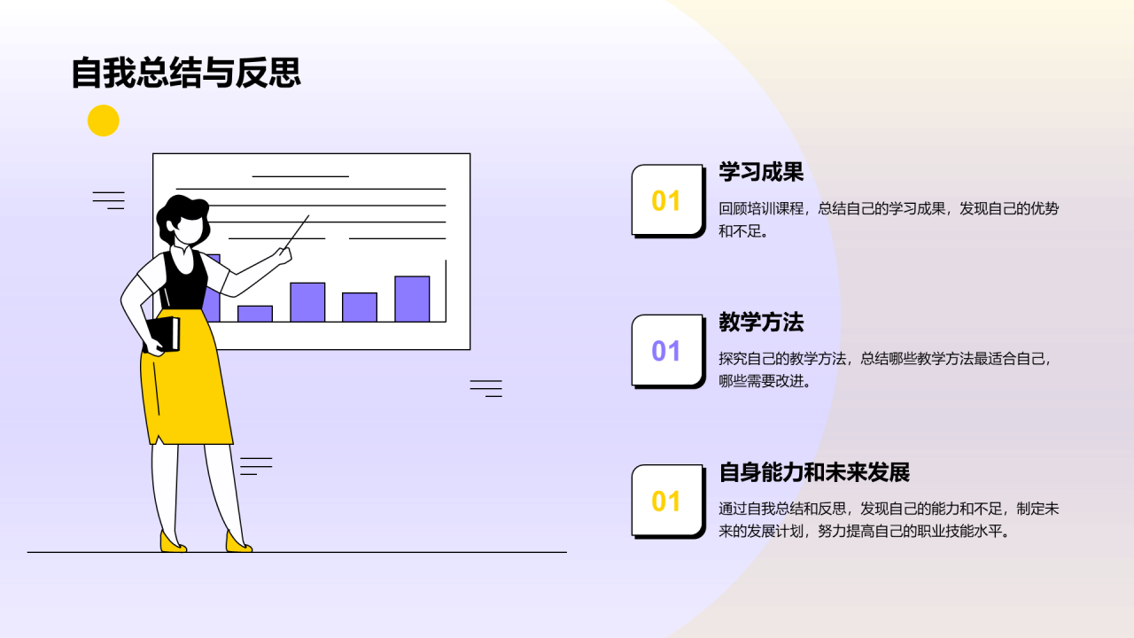 紫色职业技能培训讲师竞聘述职PPT模板