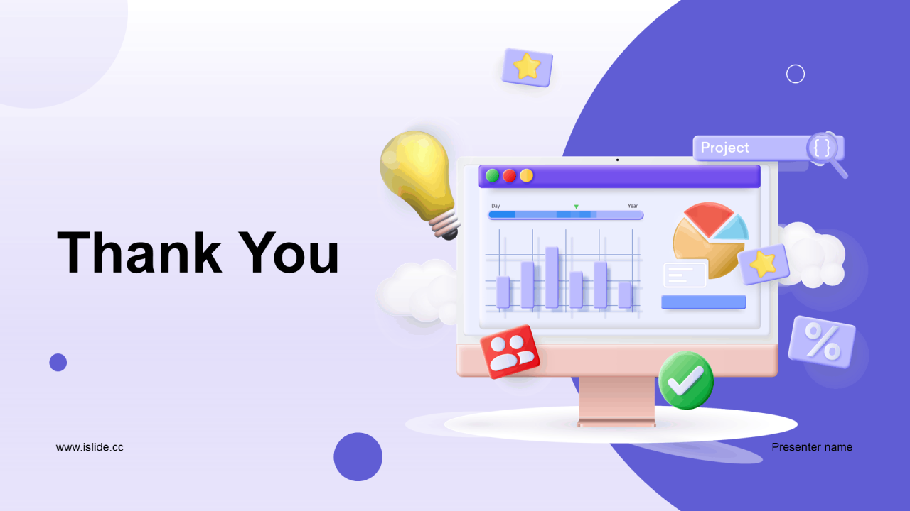 紫色插画教育产品推广会PPT模板