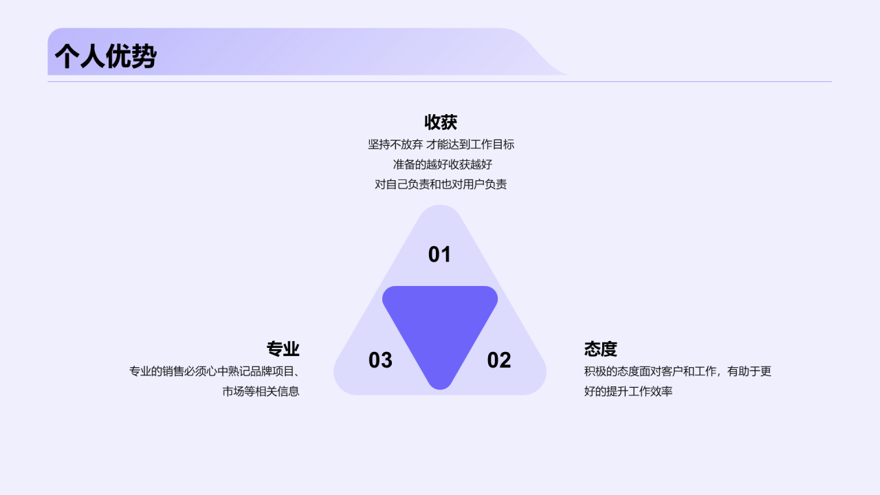 紫色创意互联网行业个人简历PPT模板