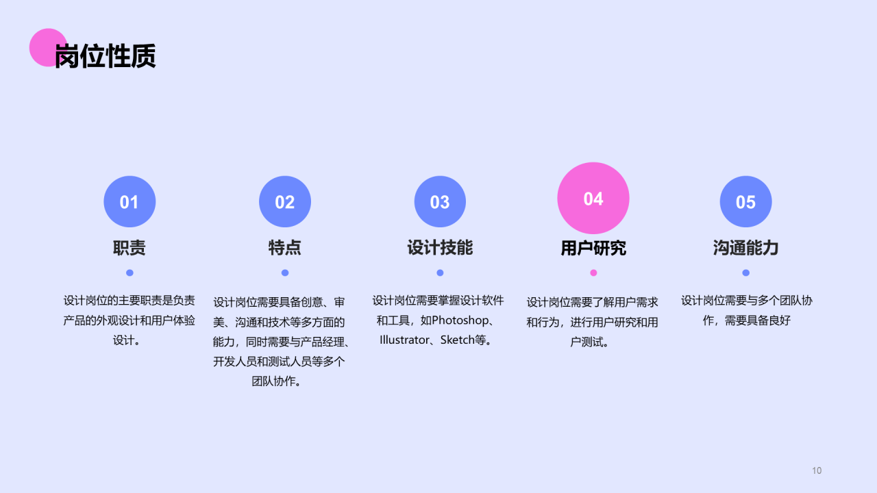 紫色插画风格求职简历PPT模板