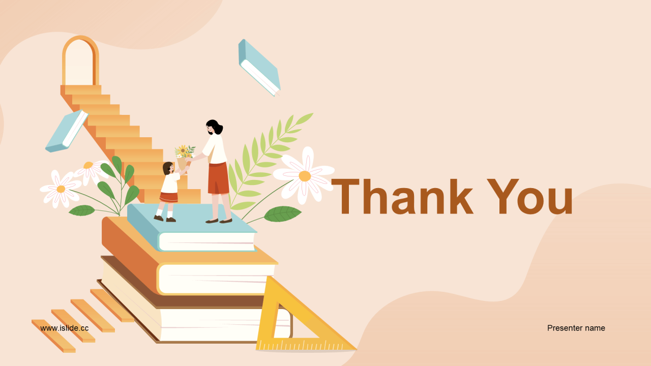 黄色插画教师节传承培训课件PPT主题