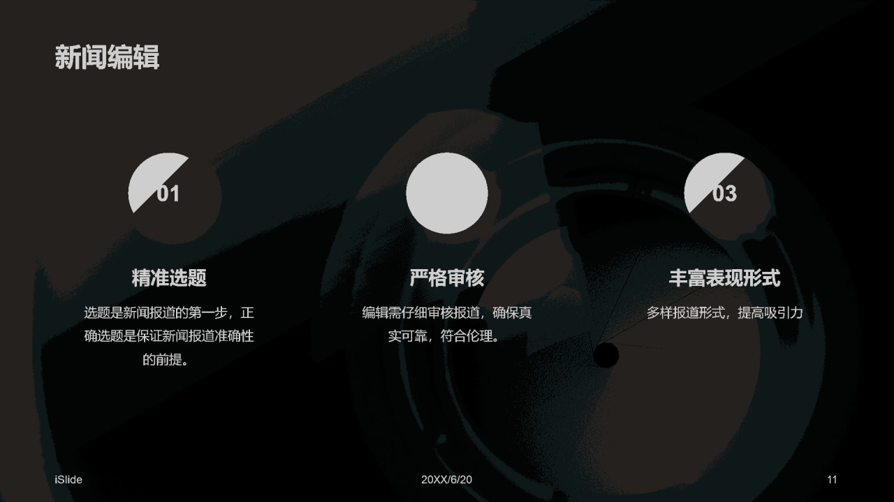 橙色商务现代新闻业求变之道PPT模板