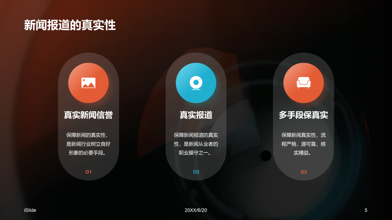 橙色商务现代新闻业求变之道PPT模板