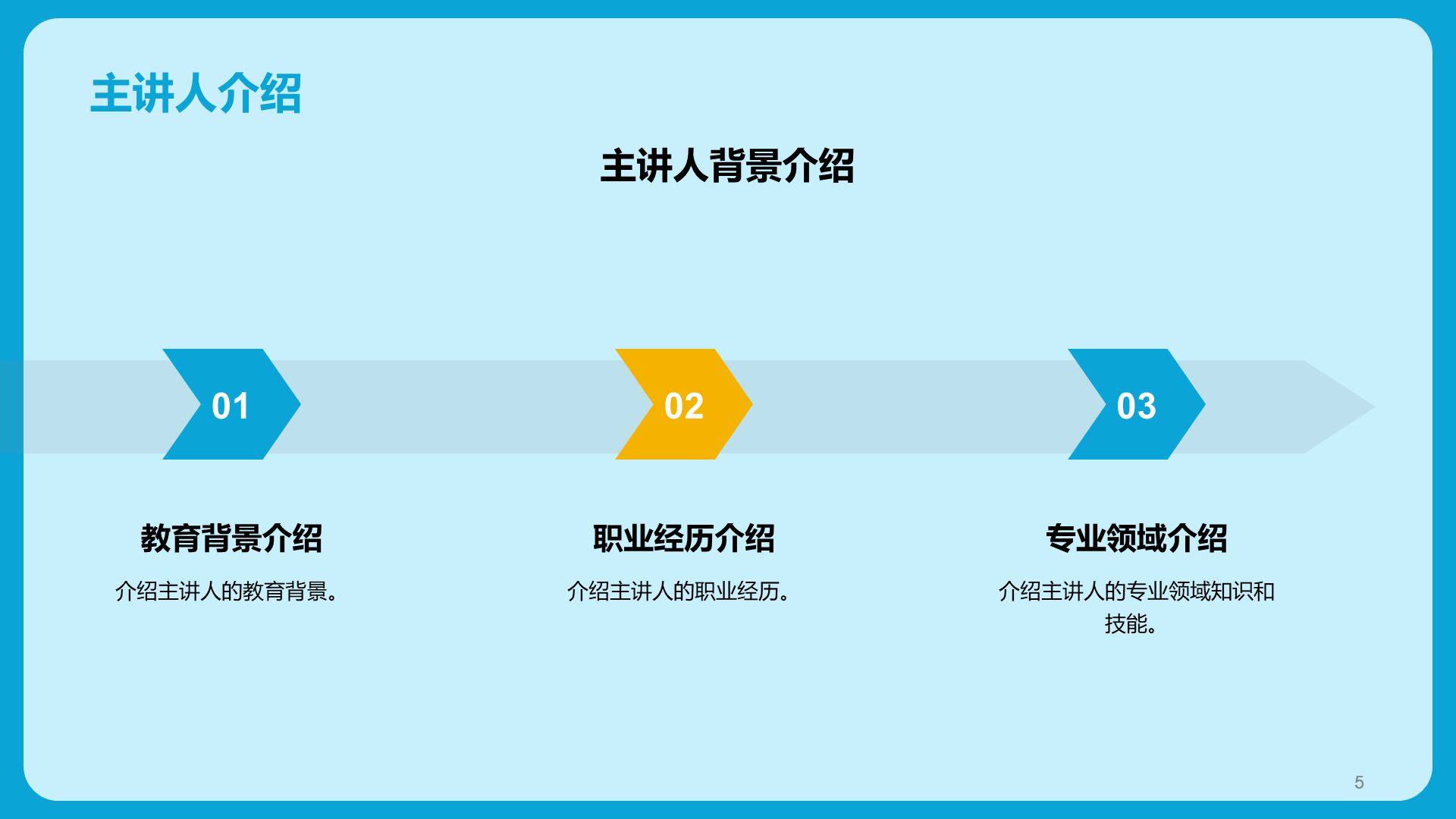 蓝色插画风竞聘述职大学生就业指导PPT模板