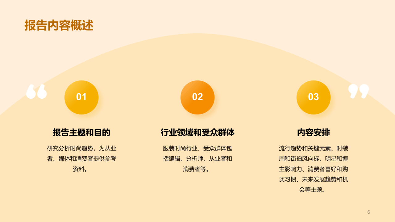 黄色商务现代时尚趋势预测PPT模板