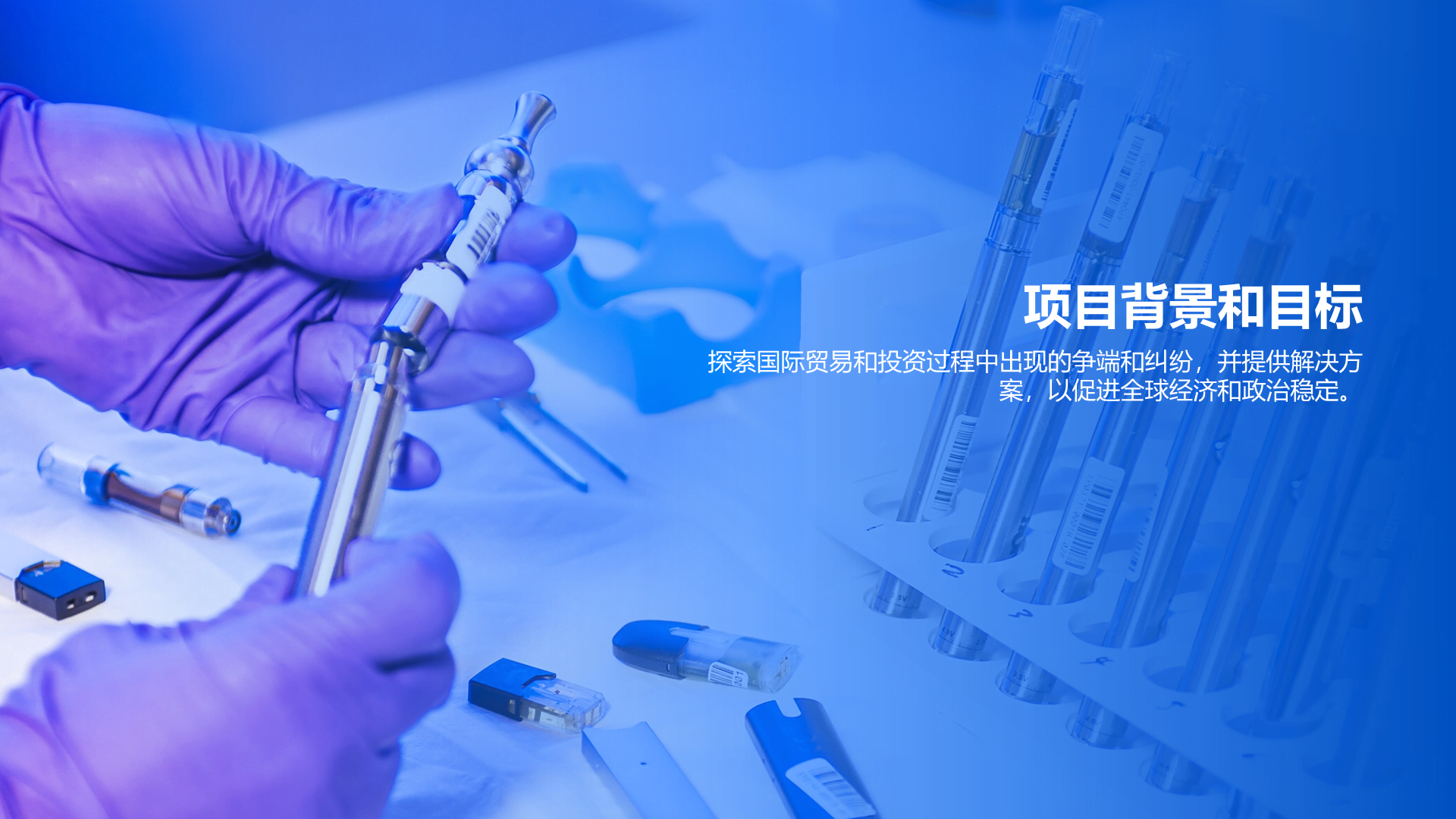 蓝色医疗国际合作项目毕业答辩PPT