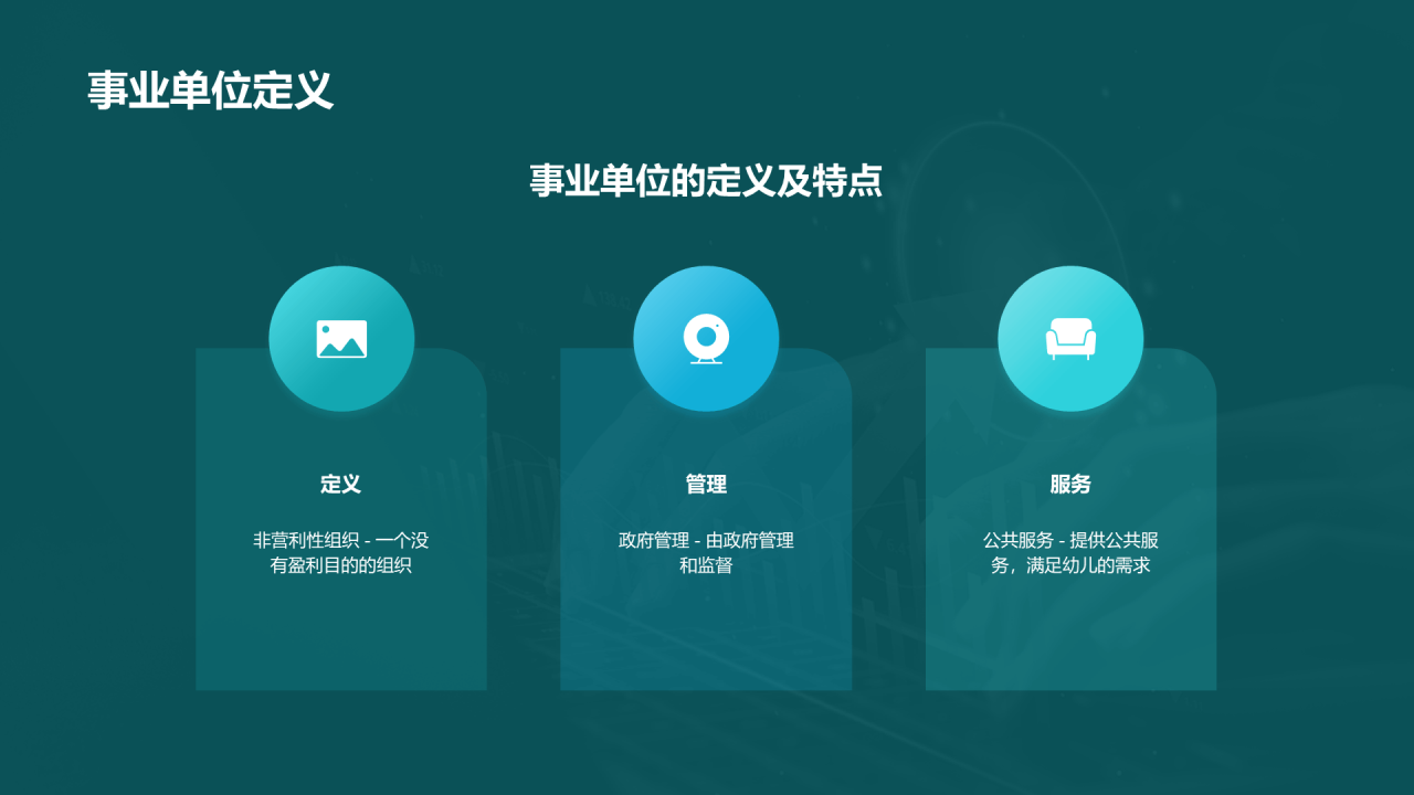 黑色商务现代事业单位工作计划汇报PPT模板