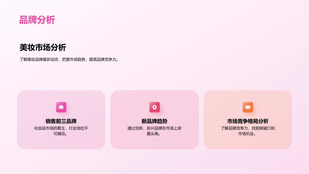 粉色商务现代美妆大师课培训课件PPT模板