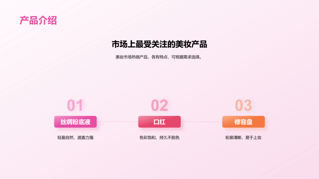 粉色商务现代美妆大师课培训课件PPT模板