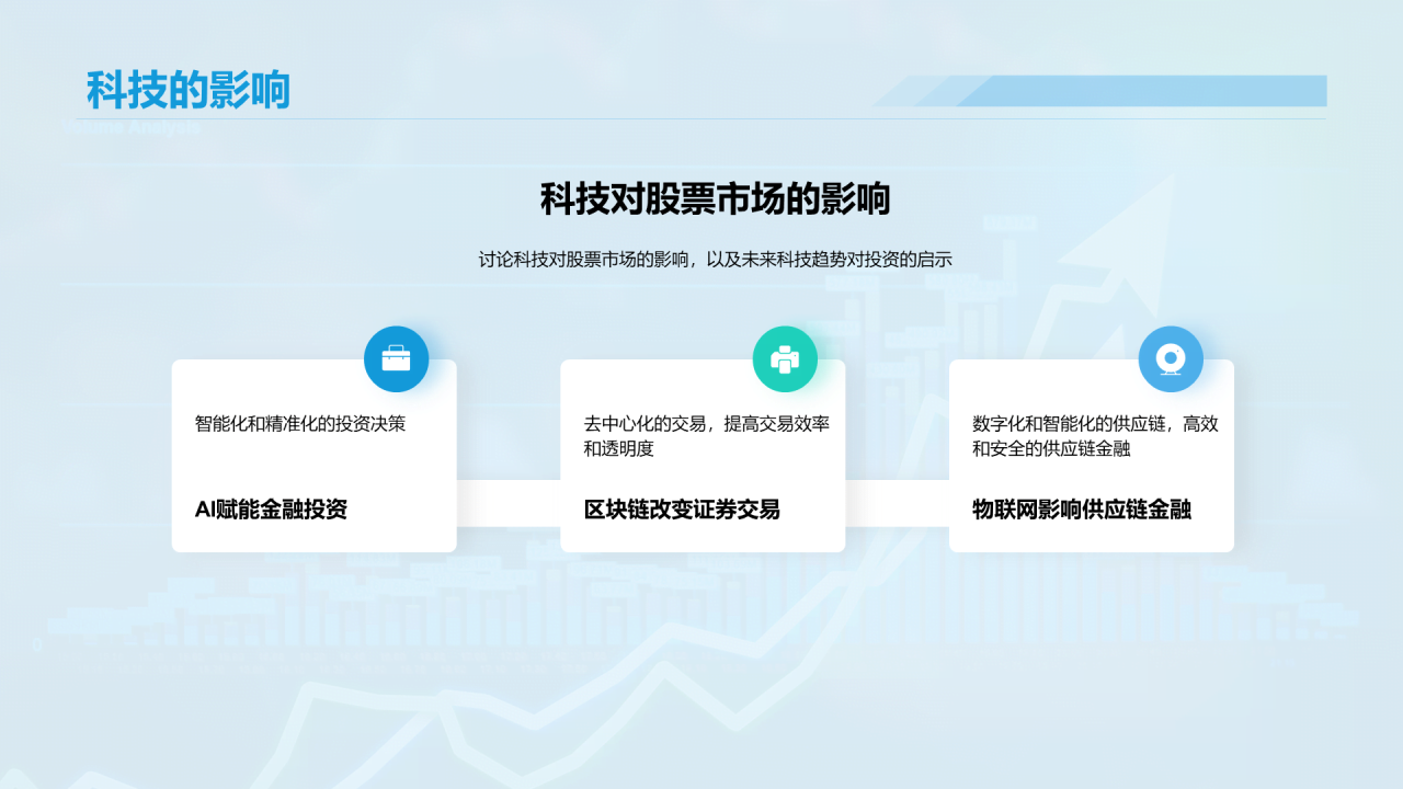 蓝色渐变商务股票投资金融专业毕业答辩PPT模板