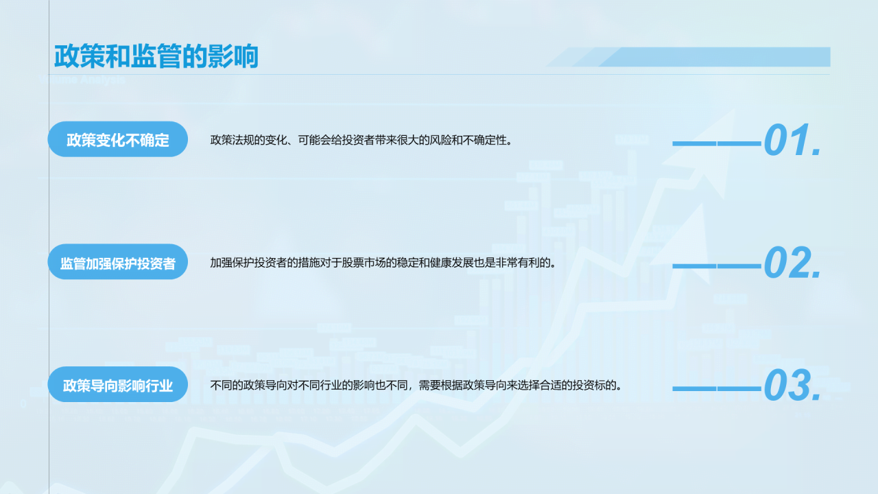 蓝色渐变商务股票投资金融专业毕业答辩PPT模板