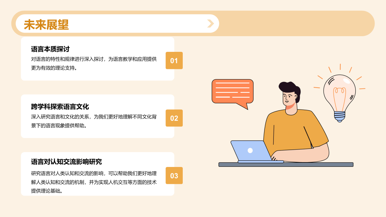 黄紫色插画文学专业学科答辩PPT模板