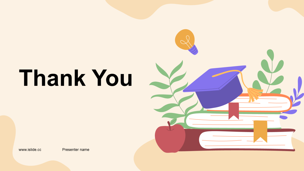 黄紫色插画文学专业学科答辩PPT模板