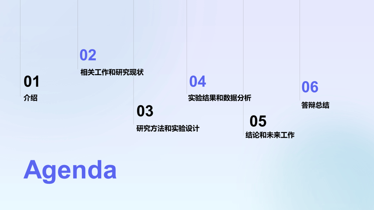 蓝紫色创意IT计算机专业毕业答辩PPT模板