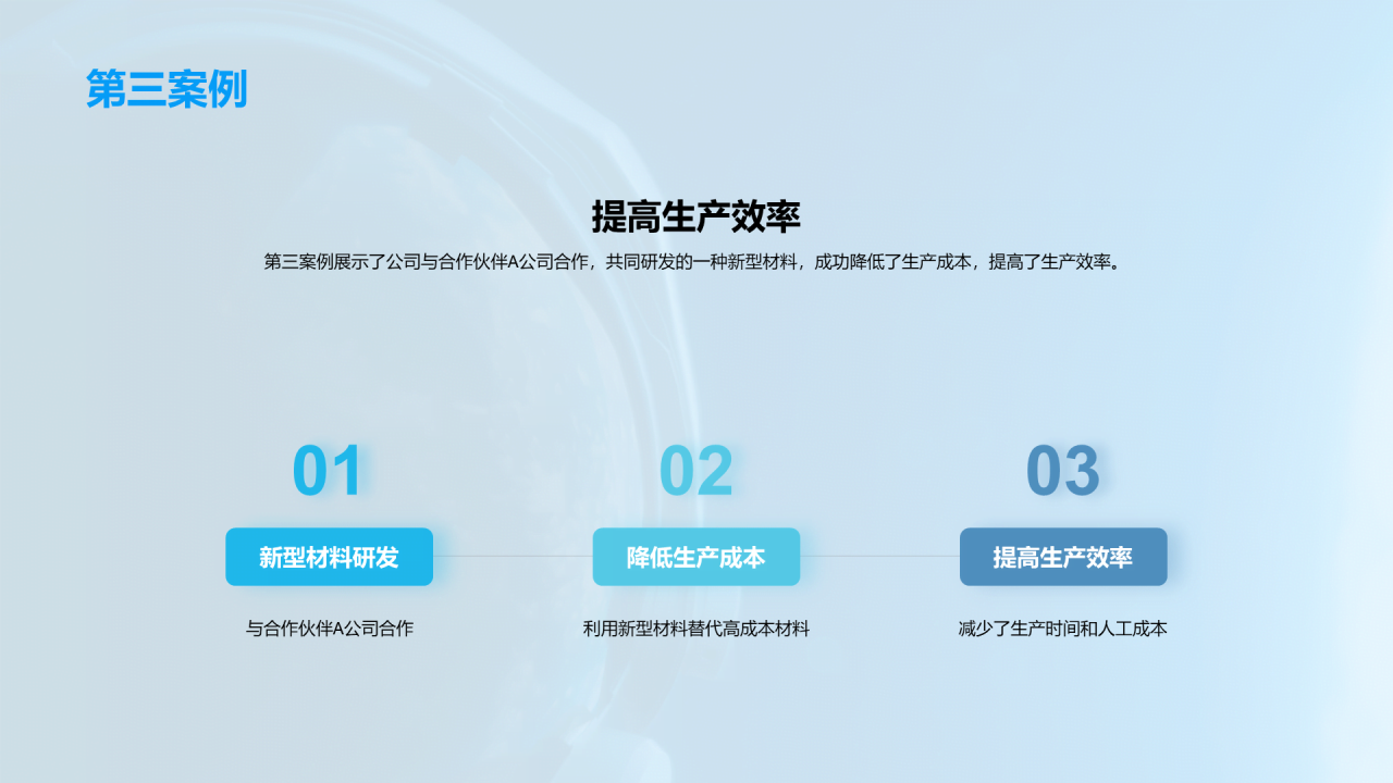 蓝色现代商务航空产业技术共创航空未来PPT模板