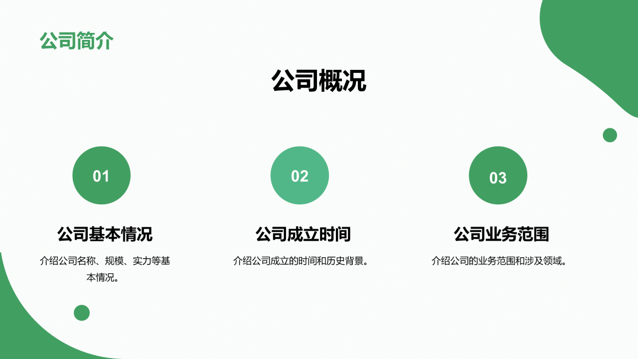 绿色卡通插画客服中心工作总结汇报PPT模板