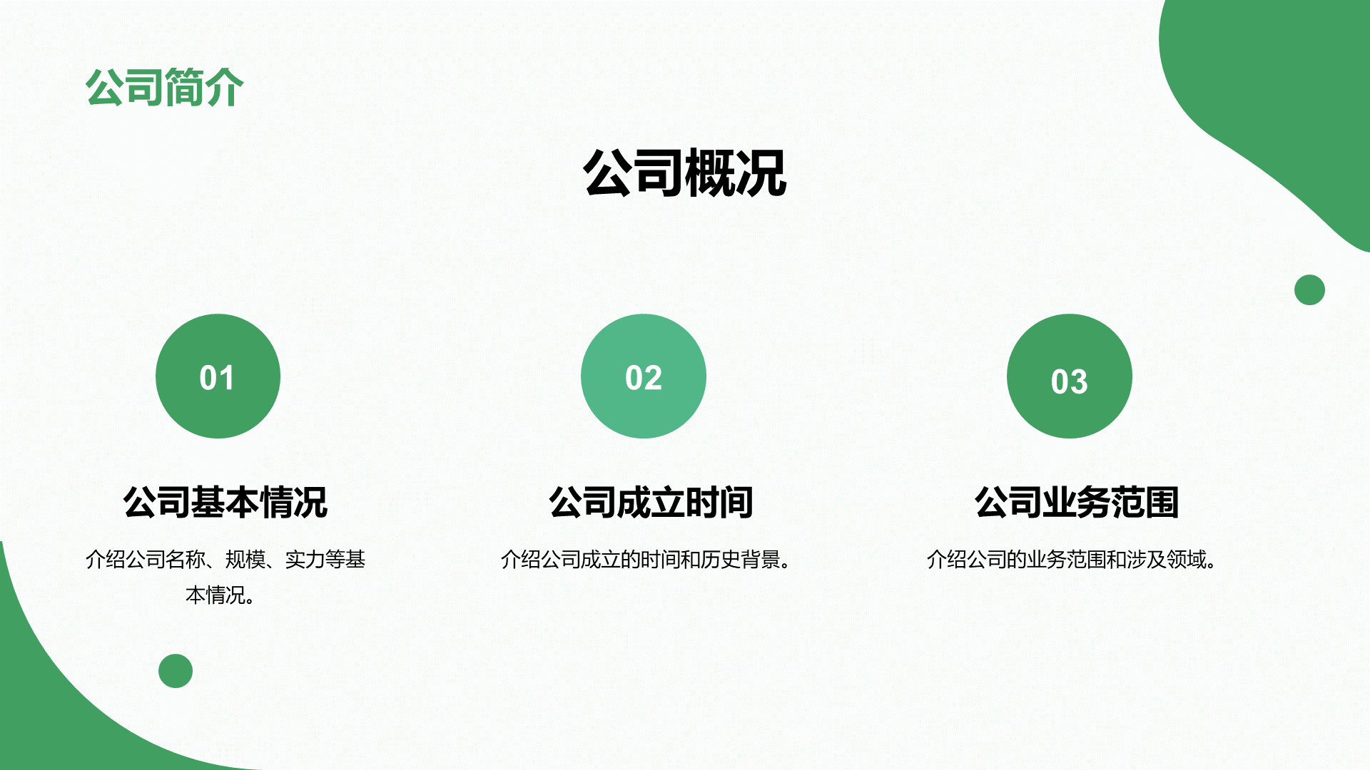 绿色卡通插画客服中心工作总结汇报PPT模板